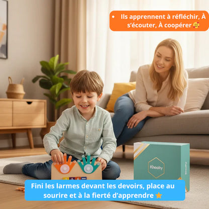 Tableau de Comptage aux Doigts pour Enfants