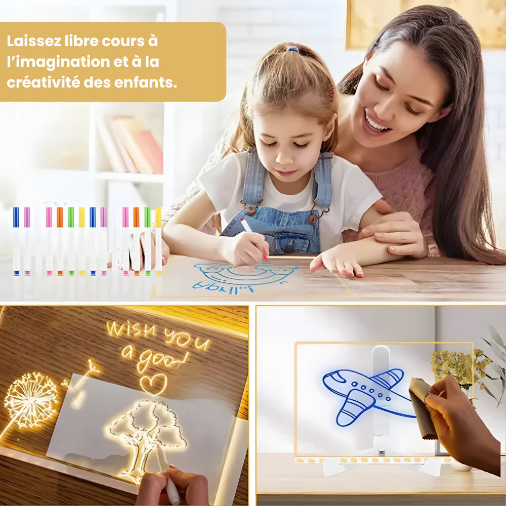 Tableau Magique Lumineux 30 × 20 cm