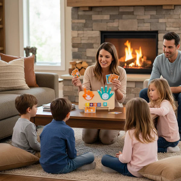 Tableau de Comptage aux Doigts pour Enfants