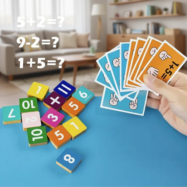 Tableau de Comptage aux Doigts pour Enfants